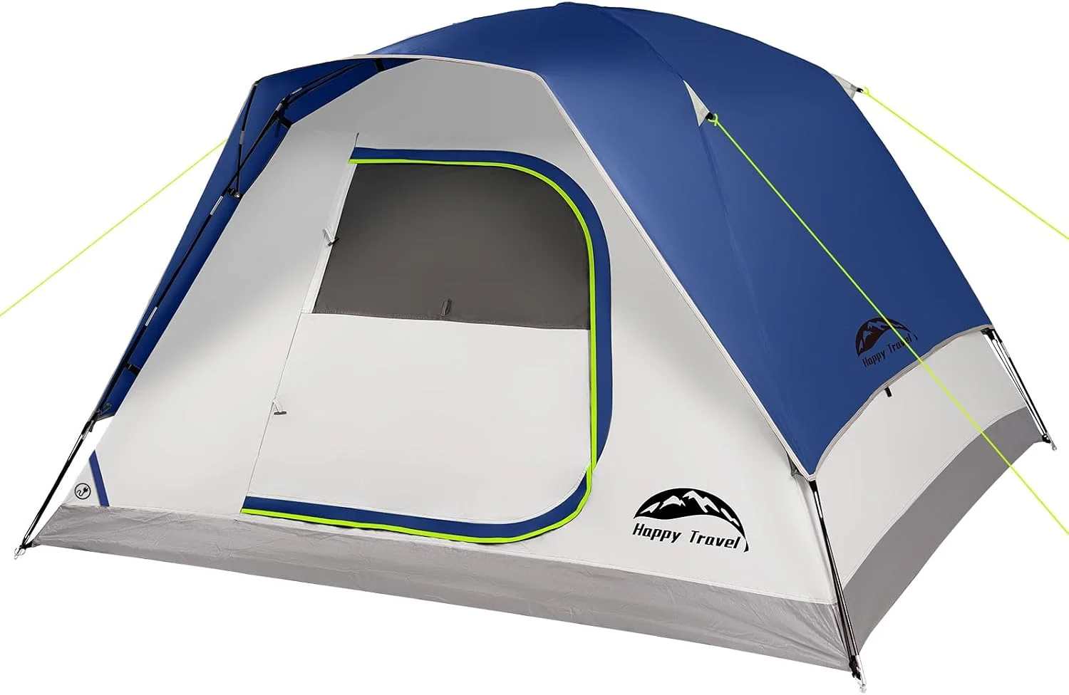 Travel Camping Tent, 4 Person Dome Tents for Camping with Rainfly, Waterproof Clip Easy Setup Portable Family Tent - Image 2
