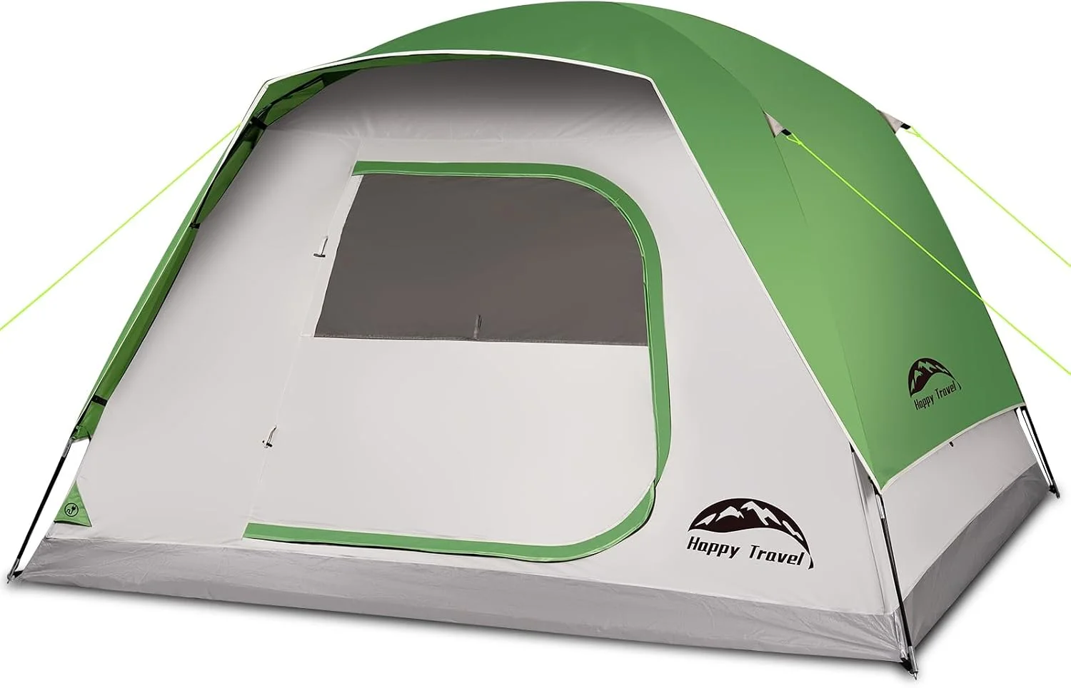 Travel Camping Tent, 4/6 Person Dome Tents for Camping with Rainfly, Waterproof Clip Easy Setup Portable Family - Image 2