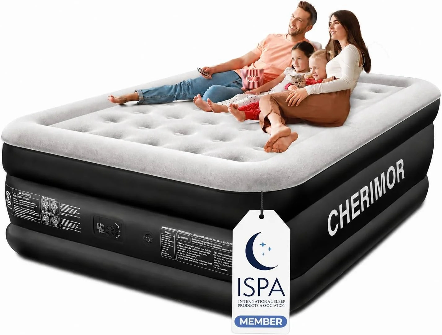 Queen Air Mattress with Built-in Pump, 18 Raised Comfort, 48Hr Leak-Proof Test, Supports 800 lbs - Image 2
