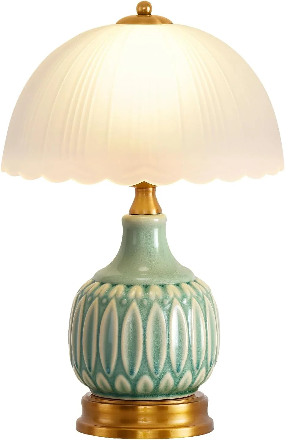 Table Lamps Ceramic Retro Lamp, 15. Modern Bedside Nightstand Traditional Lamps - Image 2