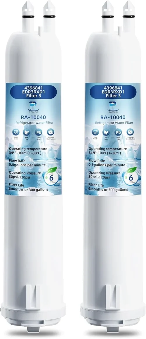 by Whirlpool Ice and Water Refrigerator Filter 3, EDR3RXD1, Single-Pack - For Home Projects