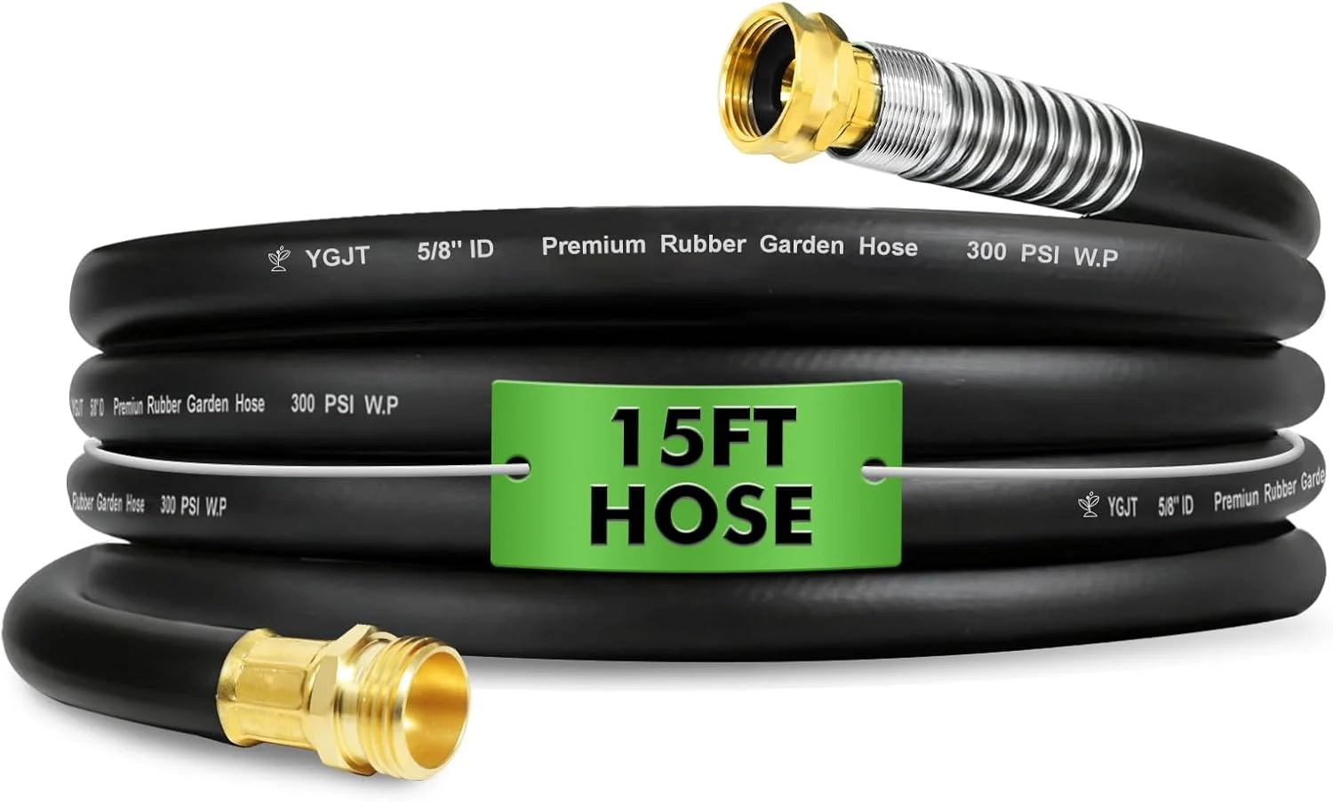 Duty Garden Hose 75FT x 5/8, 300psi Working, 1100psi Burst