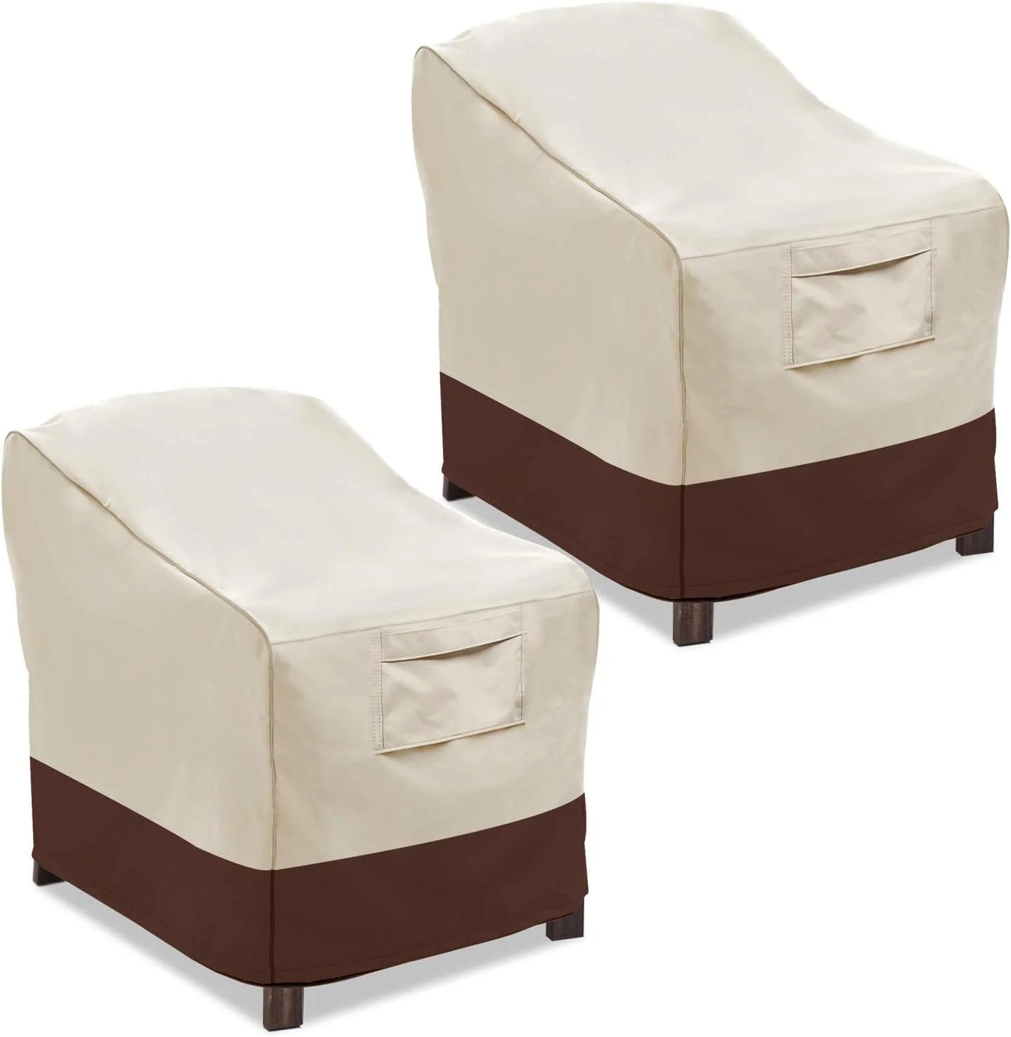 Patio Chair Covers, Lounge Deep Seat Cover, Heavy Duty and Waterproof Outdoor Lawn Patio Furniture Covers (2 Pack - For Outdoor Living - Image 2