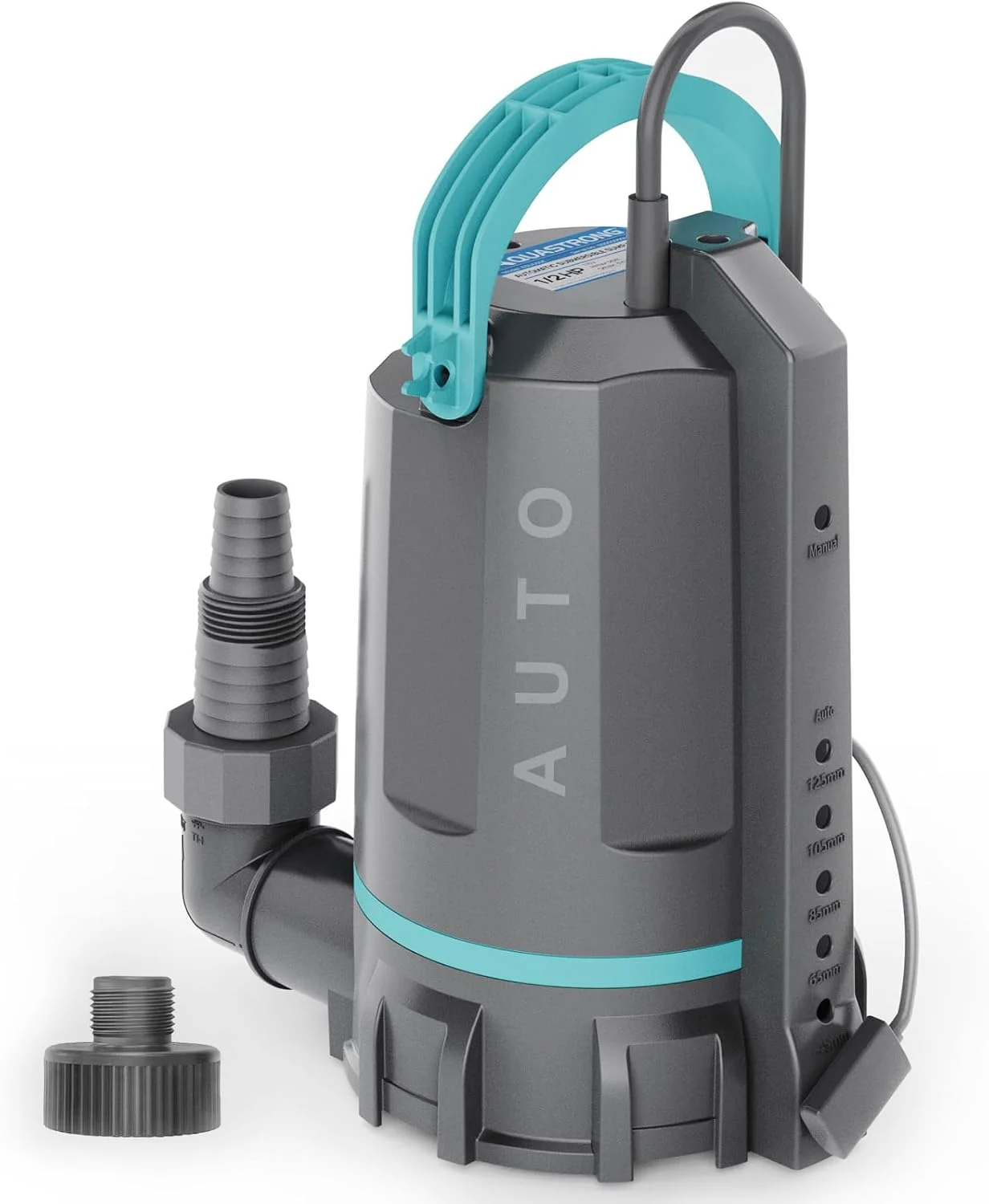 Sump Pump 1 HP 4500 GPH Submersible Water Pump Thermoplastic Portable Utility Pump High Flow Water Removal - Image 4