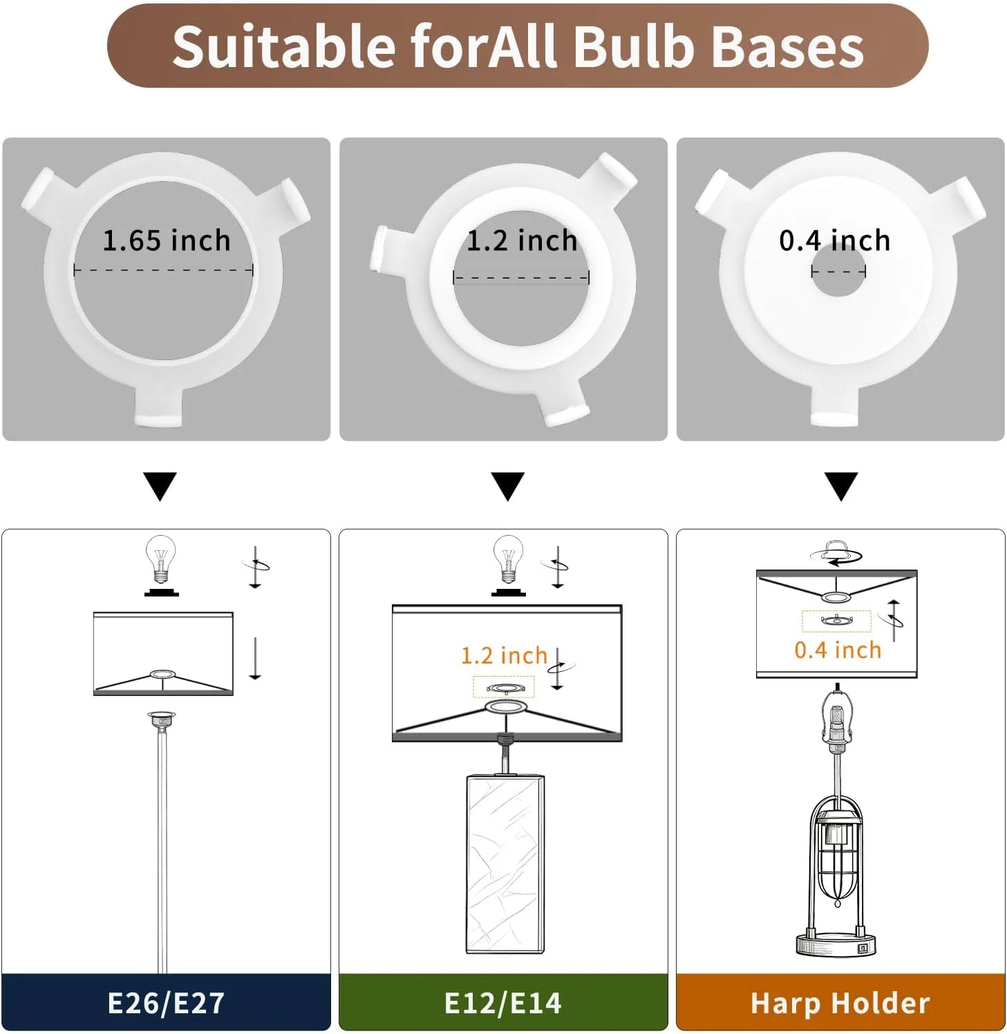 Drum Lamp Shades Set of 2 16 Top x 16 Bottom x 10 High - Image 7