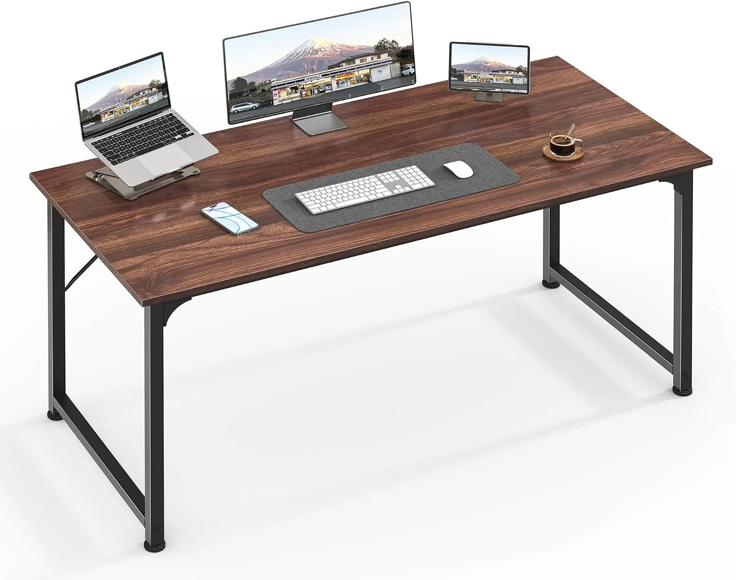 Computer Desk, 55 Inch Home Office Desk - Image 24