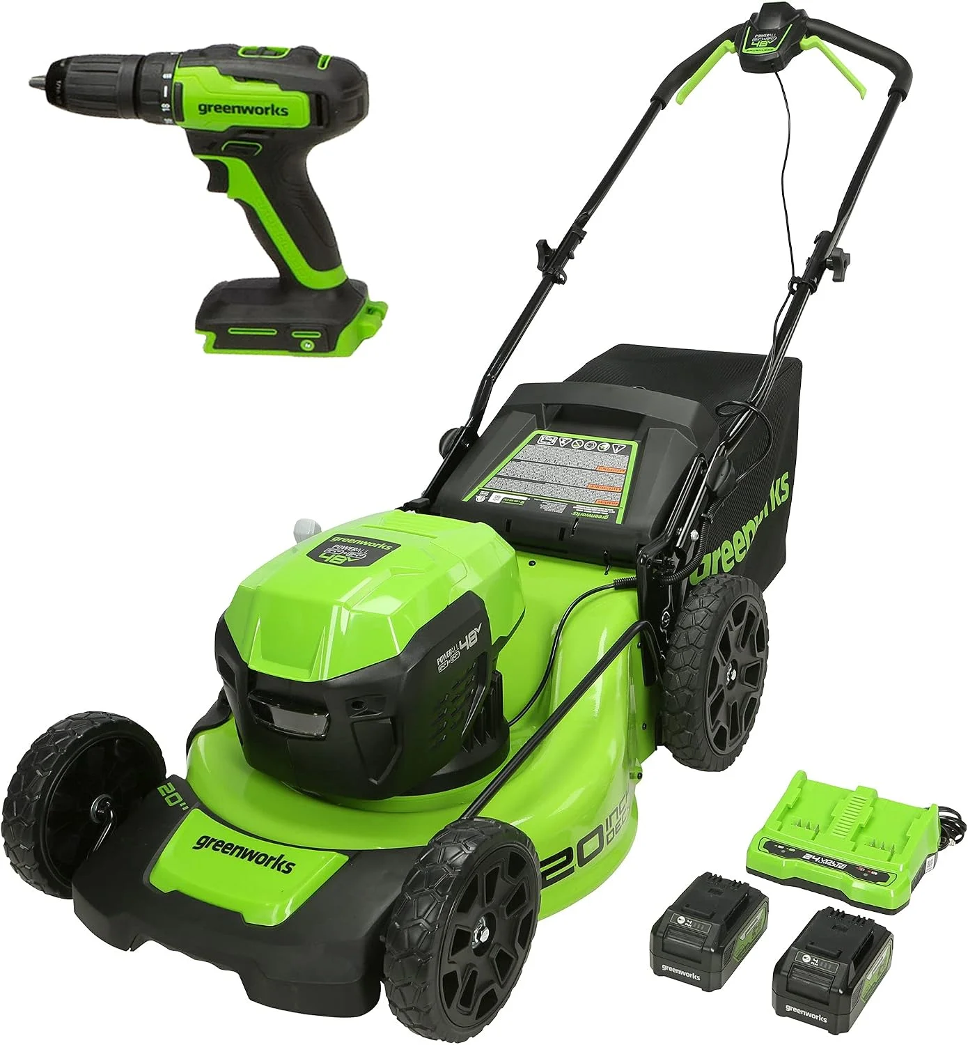 48V 20 in Mower/Blower/Trimmer Kit, (2) 4.0 Ah Battery Kit - For Home Projects - Image 3