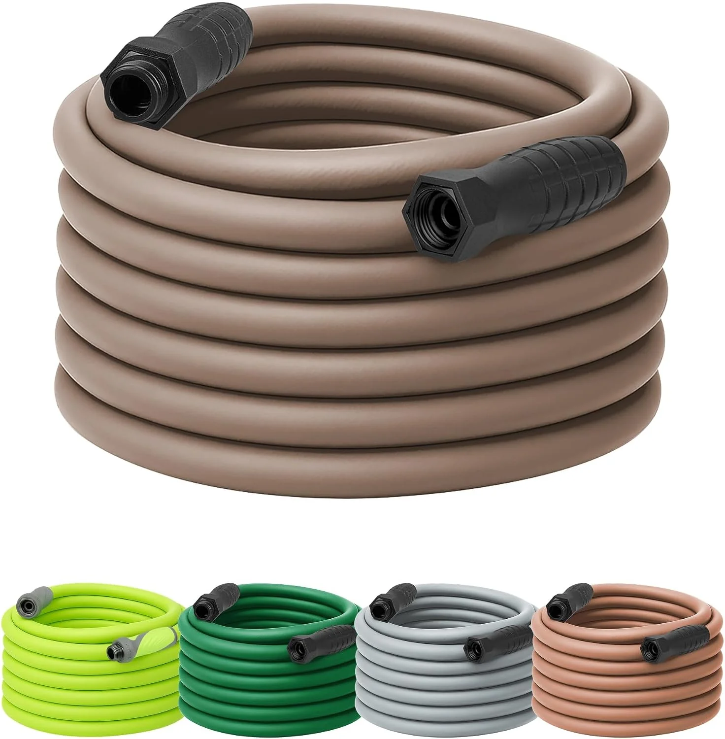 Garden Hose 5/8 in. x 100 ft., Lightweight All-Weather Water Hose, Durable and Flexible, Leak-Free Connections - Image 7