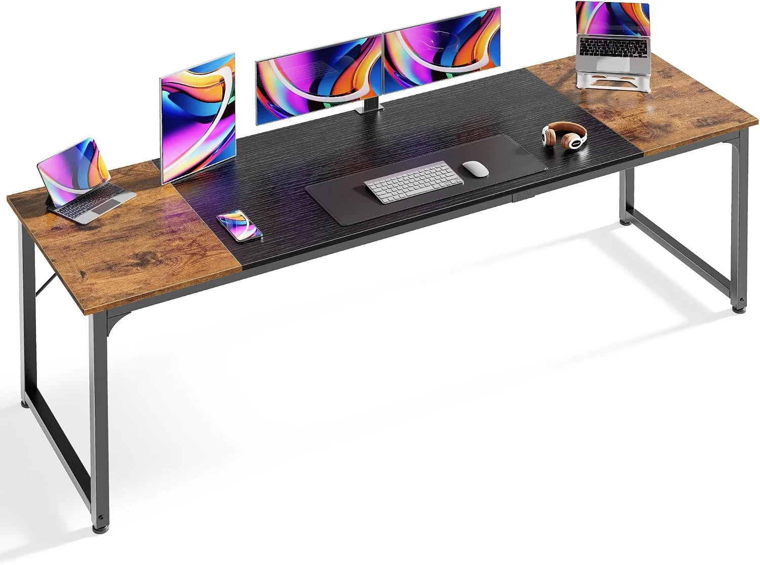 Computer Desk, 55 Inch Home Office Desk - Image 10