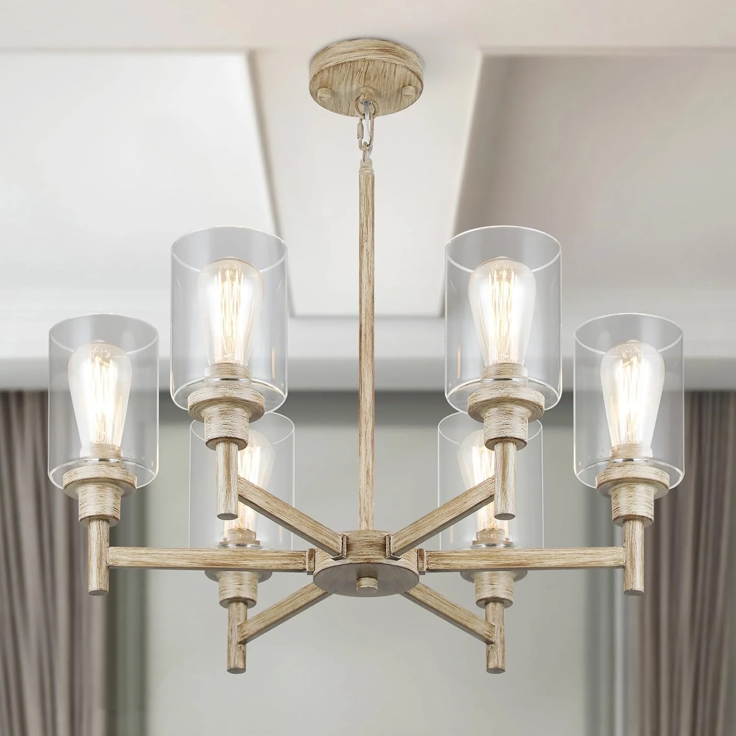 Chandelier, 6 Light - Image 4