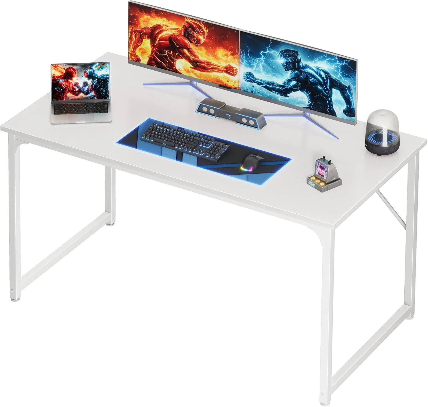 47 X 24 Inch Computer Desk with Deeper Desktop, Gaming Office Writing Work Desk for Home Office - Image 15