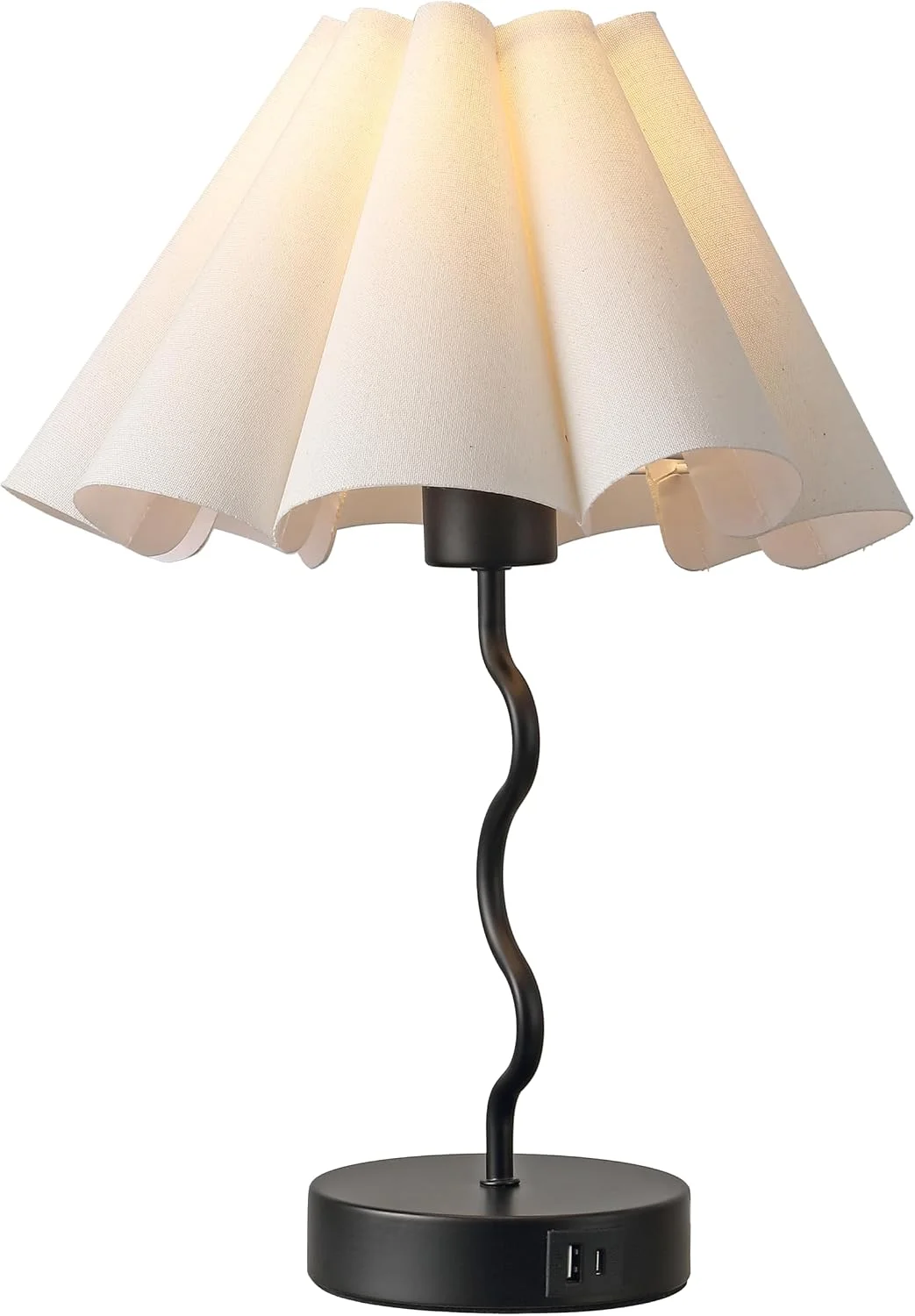 Pleated Table Lamp, Modern Lamp for Bedroom Home Office Decor - Image 6