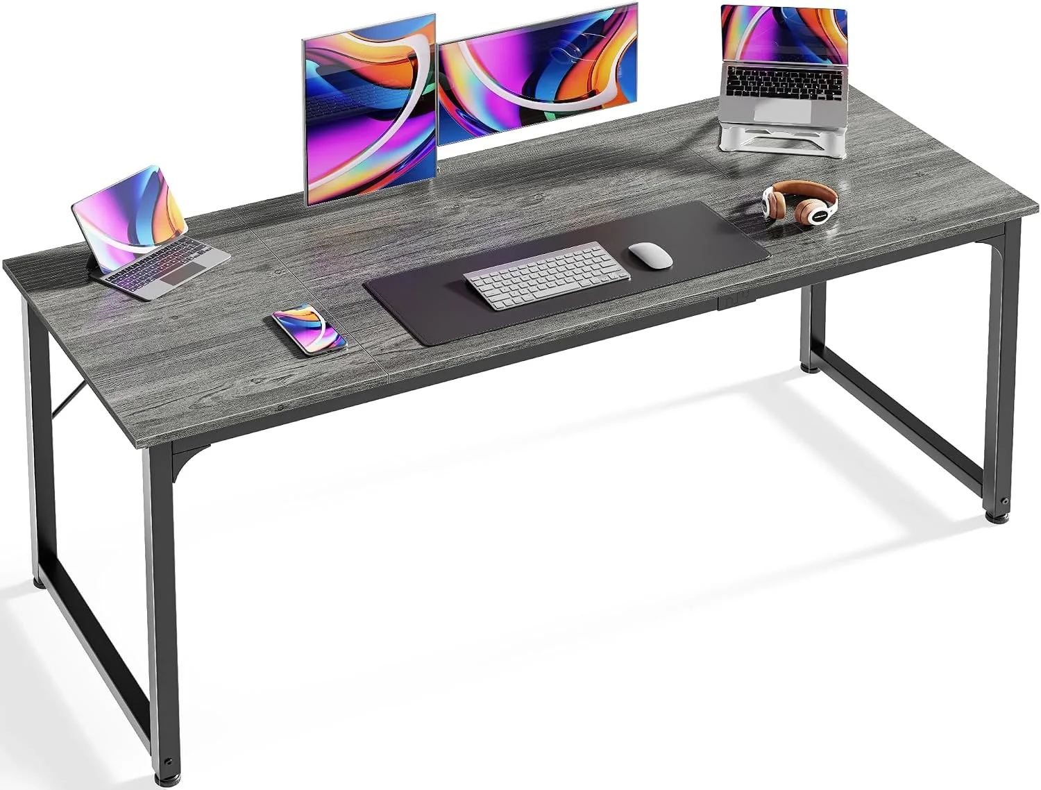 Computer Desk, 55 Inch Home Office Desk - Image 22