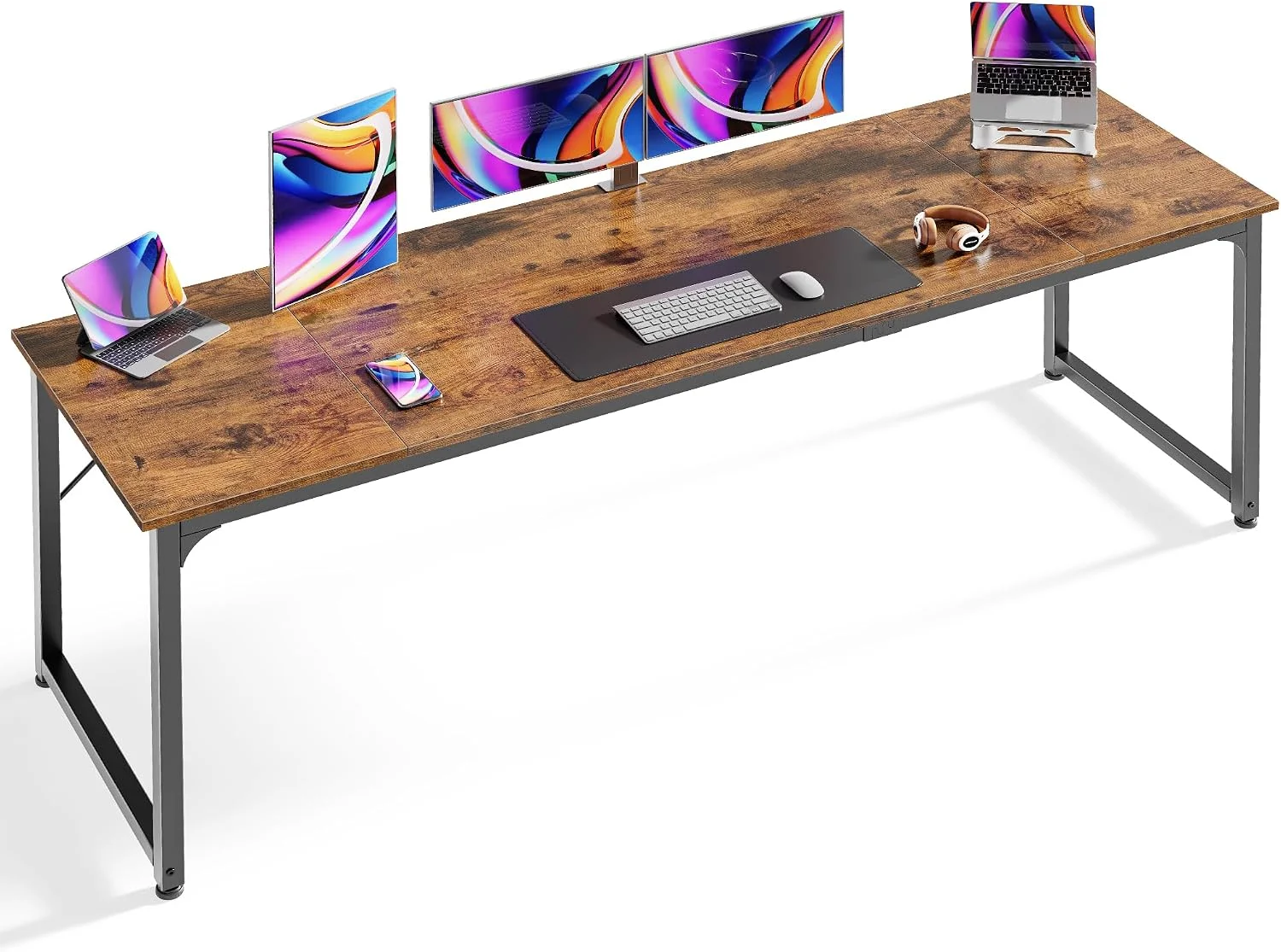 Computer Desk, 55 Inch Home Office Desk - Image 2
