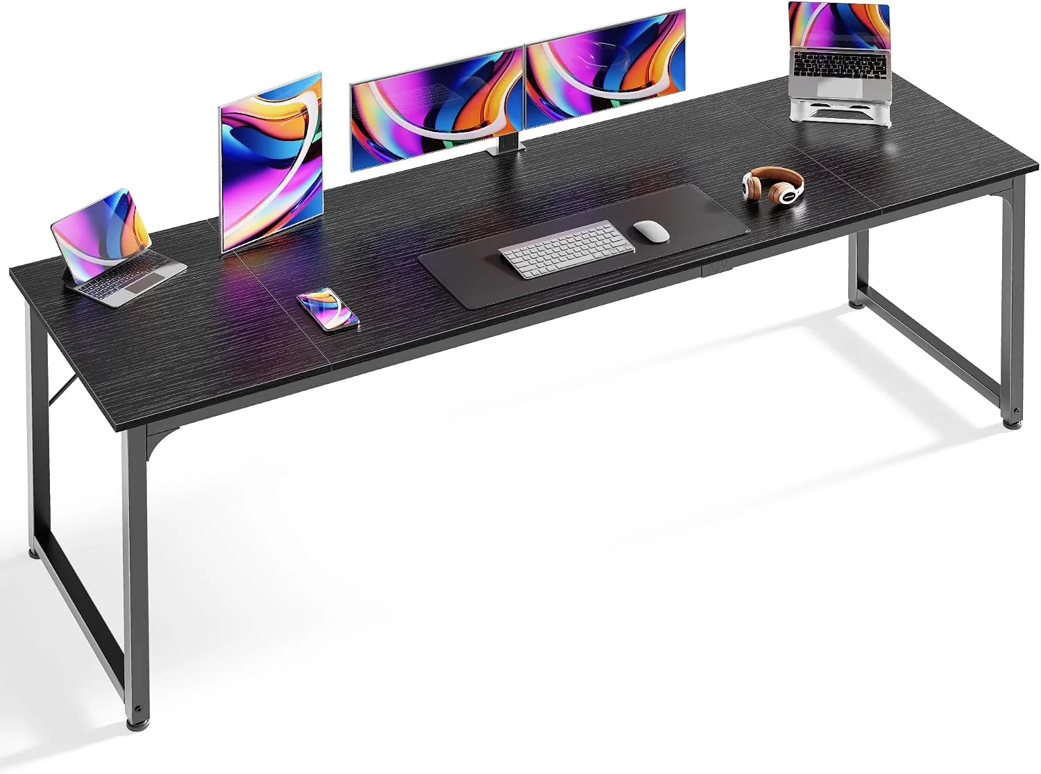Computer Desk, 55 Inch Home Office Desk - Image 27