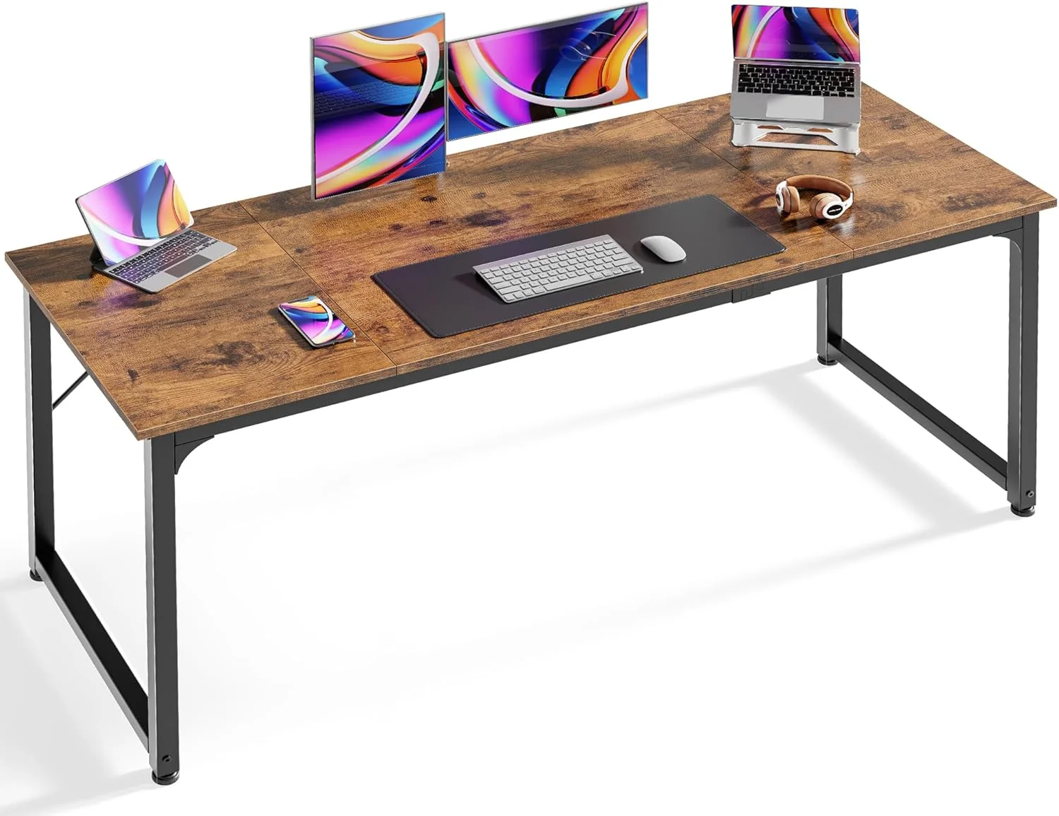 Computer Desk, 55 Inch Home Office Desk - Image 9