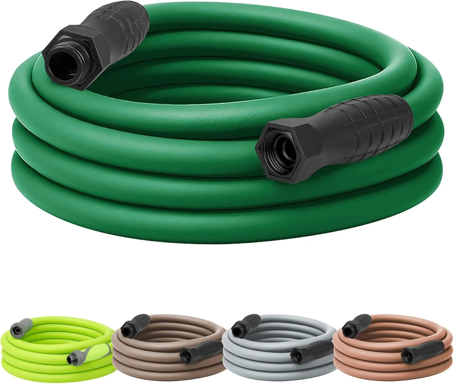 Garden Hose 5/8 in. x 100 ft., Lightweight All-Weather Water Hose, Durable and Flexible, Leak-Free Connections - Image 4
