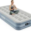 Air Mattress Queen with Built-in Pump 18, Comfortable Self-Inflating Blow up Mattress with High-Speed Pump