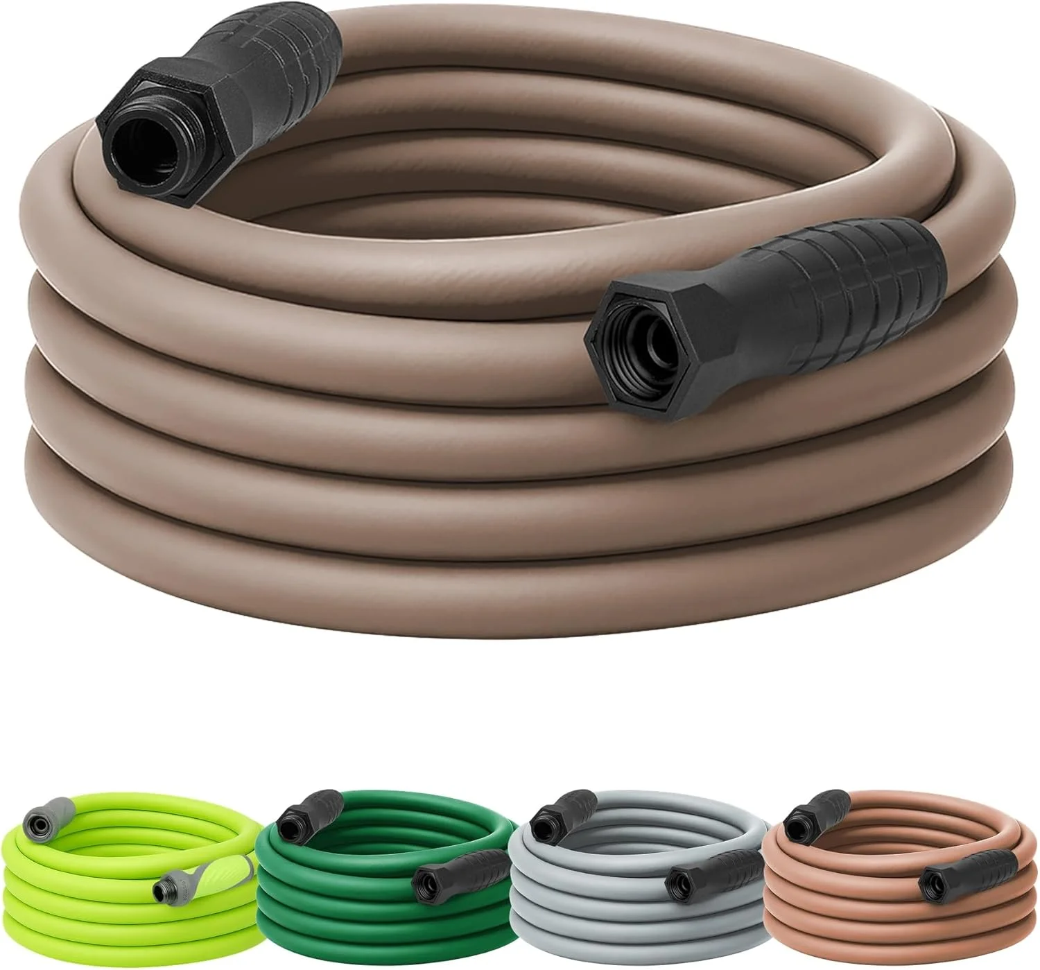 Garden Hose 5/8 in. x 100 ft., Lightweight All-Weather Water Hose, Durable and Flexible, Leak-Free Connections - Image 44