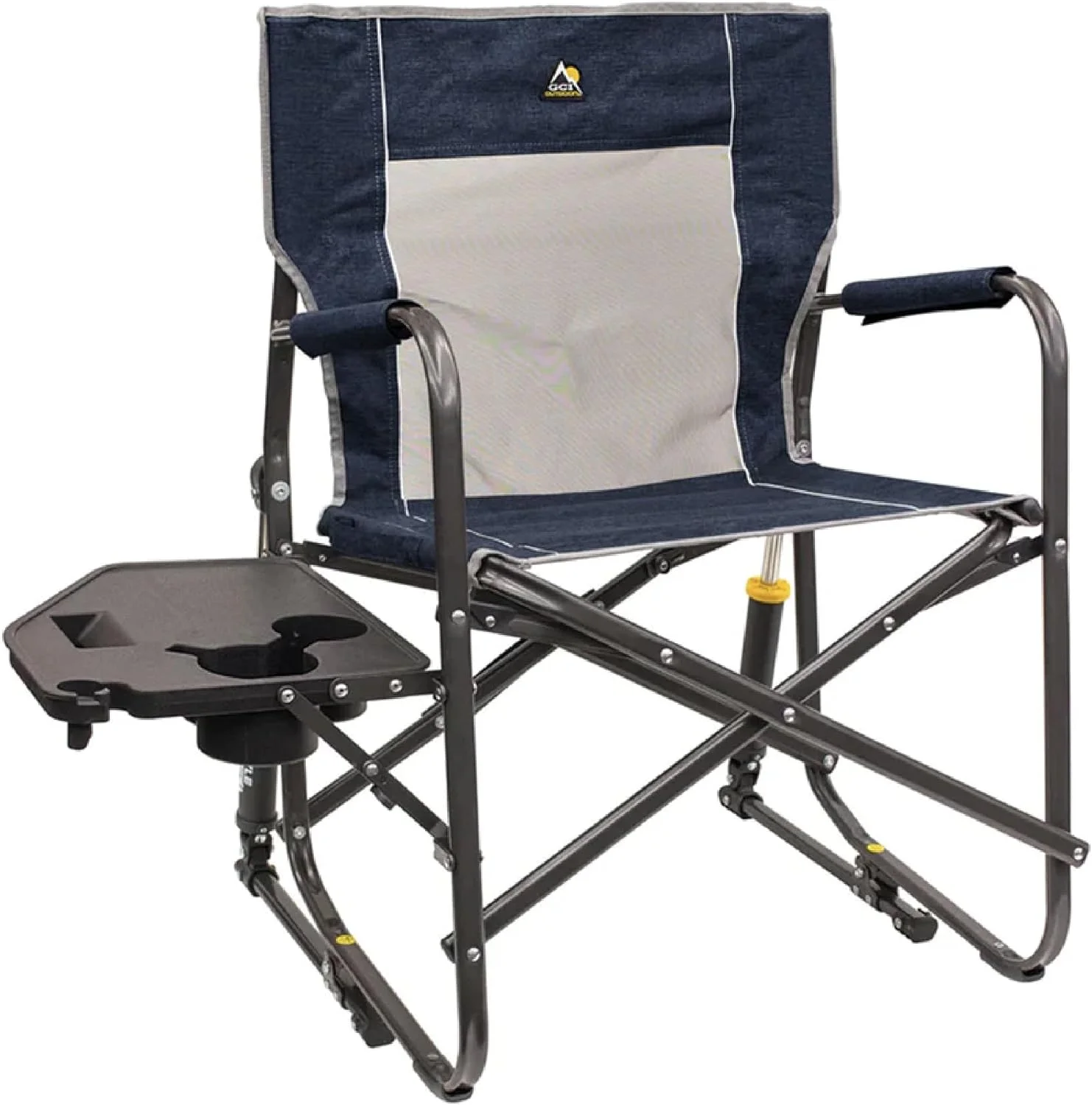 Outdoor Freestyle Rocker Camping Chair - Black - Image 5