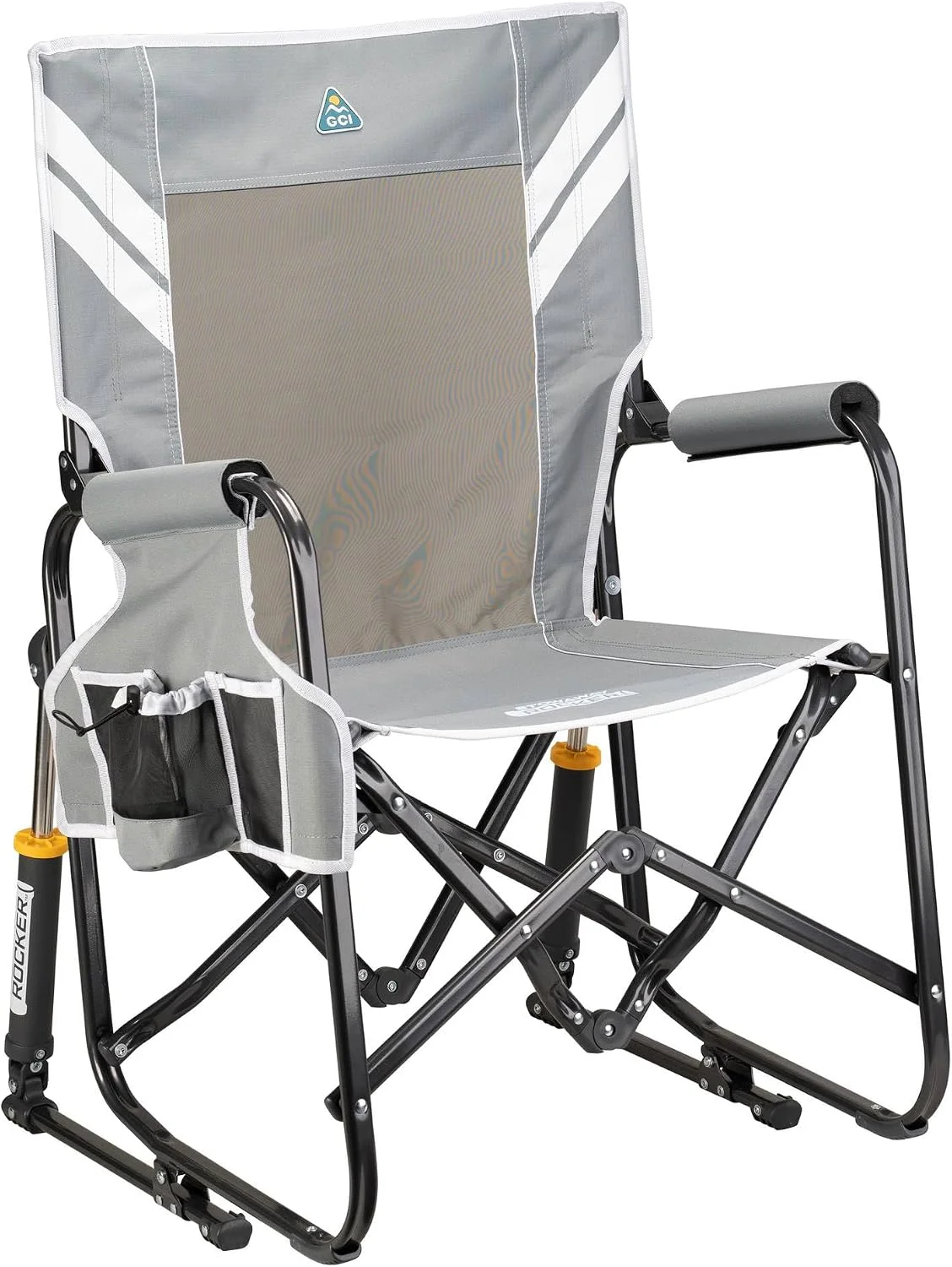 Outdoor Freestyle Rocker Camping Chair - Black - Image 16