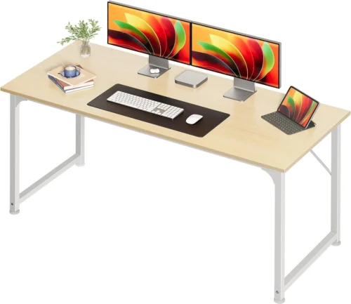 Computer Desk, 55 Inch Home Office Desk