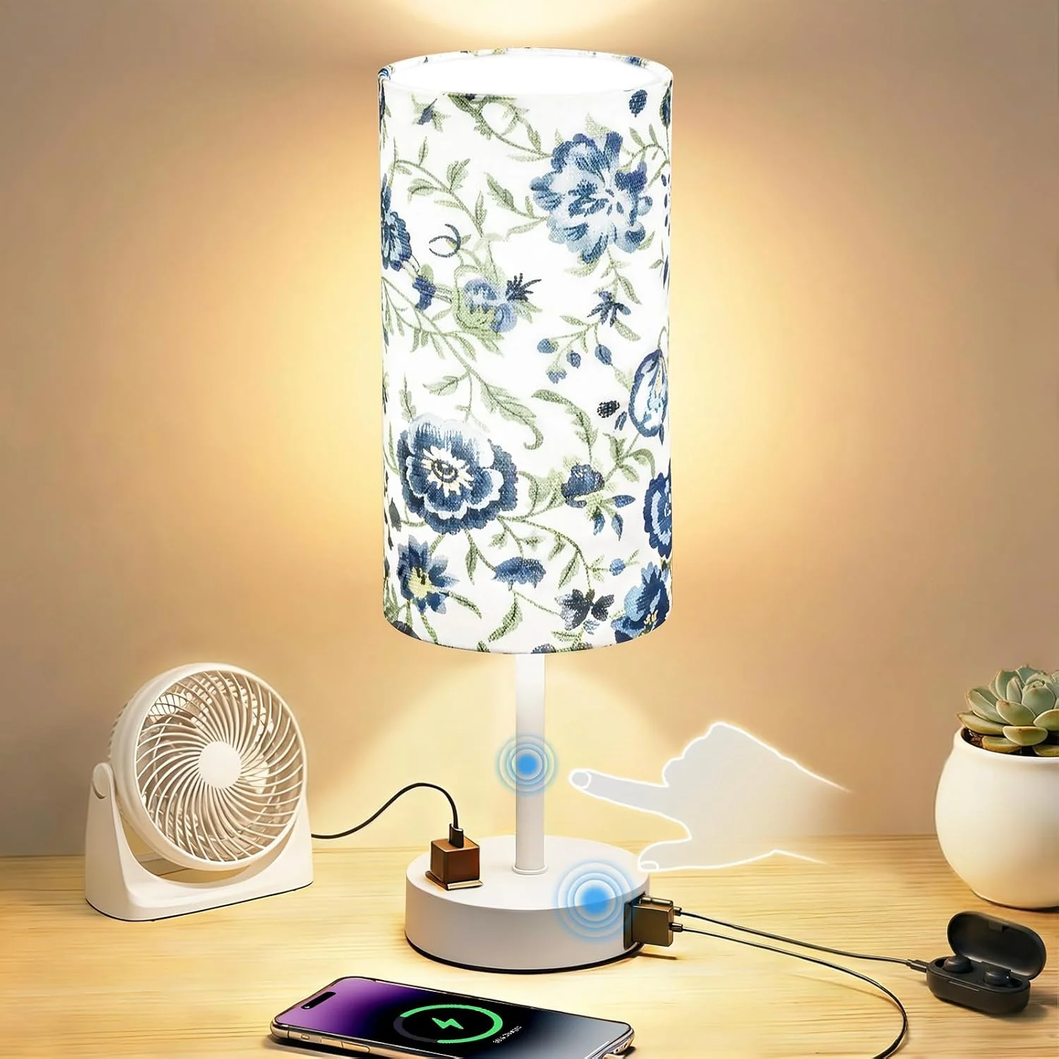 2-Pack Table Lamps, Dimmable - Image 8
