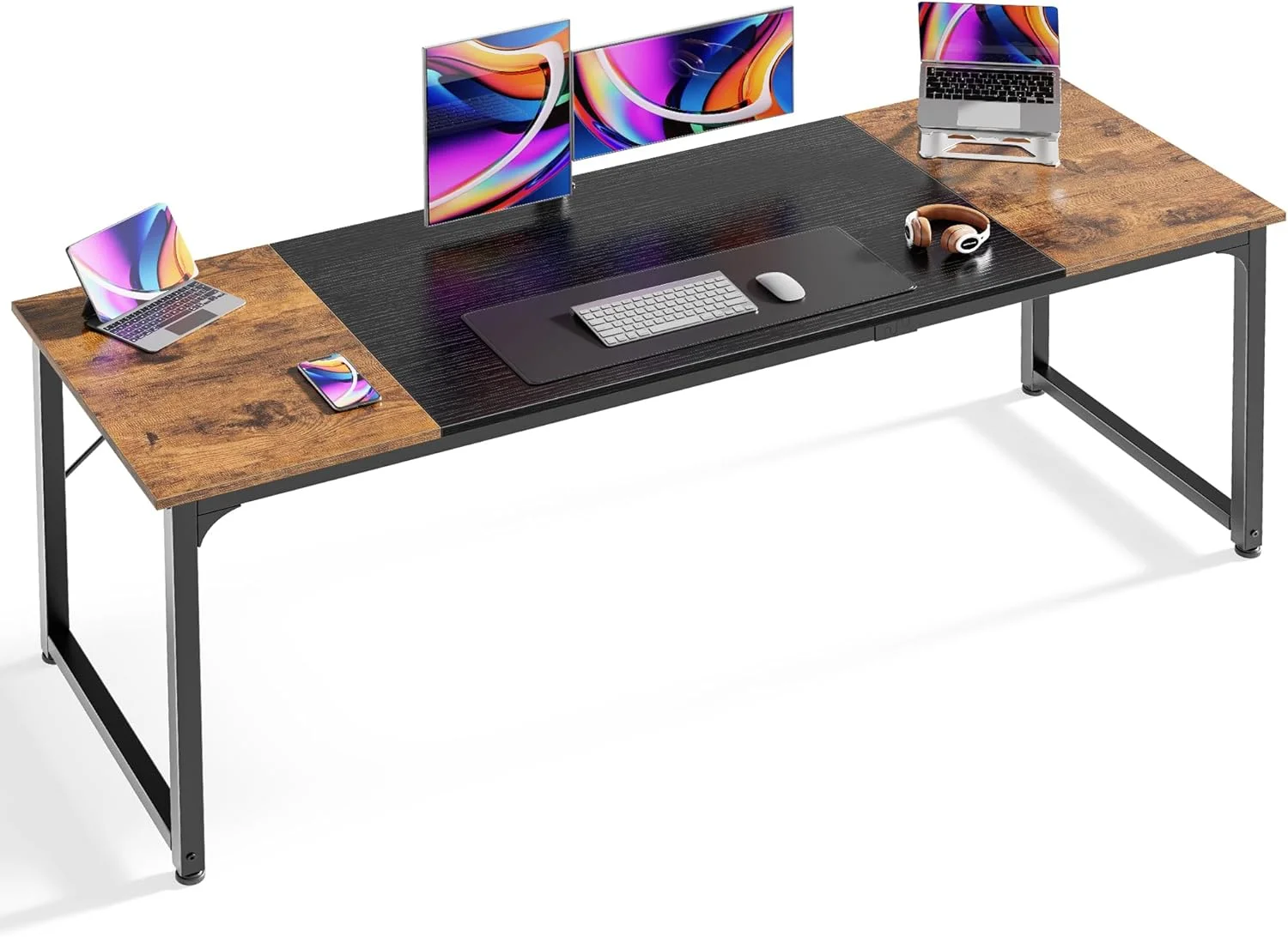 Computer Desk, 55 Inch Home Office Desk - Image 12