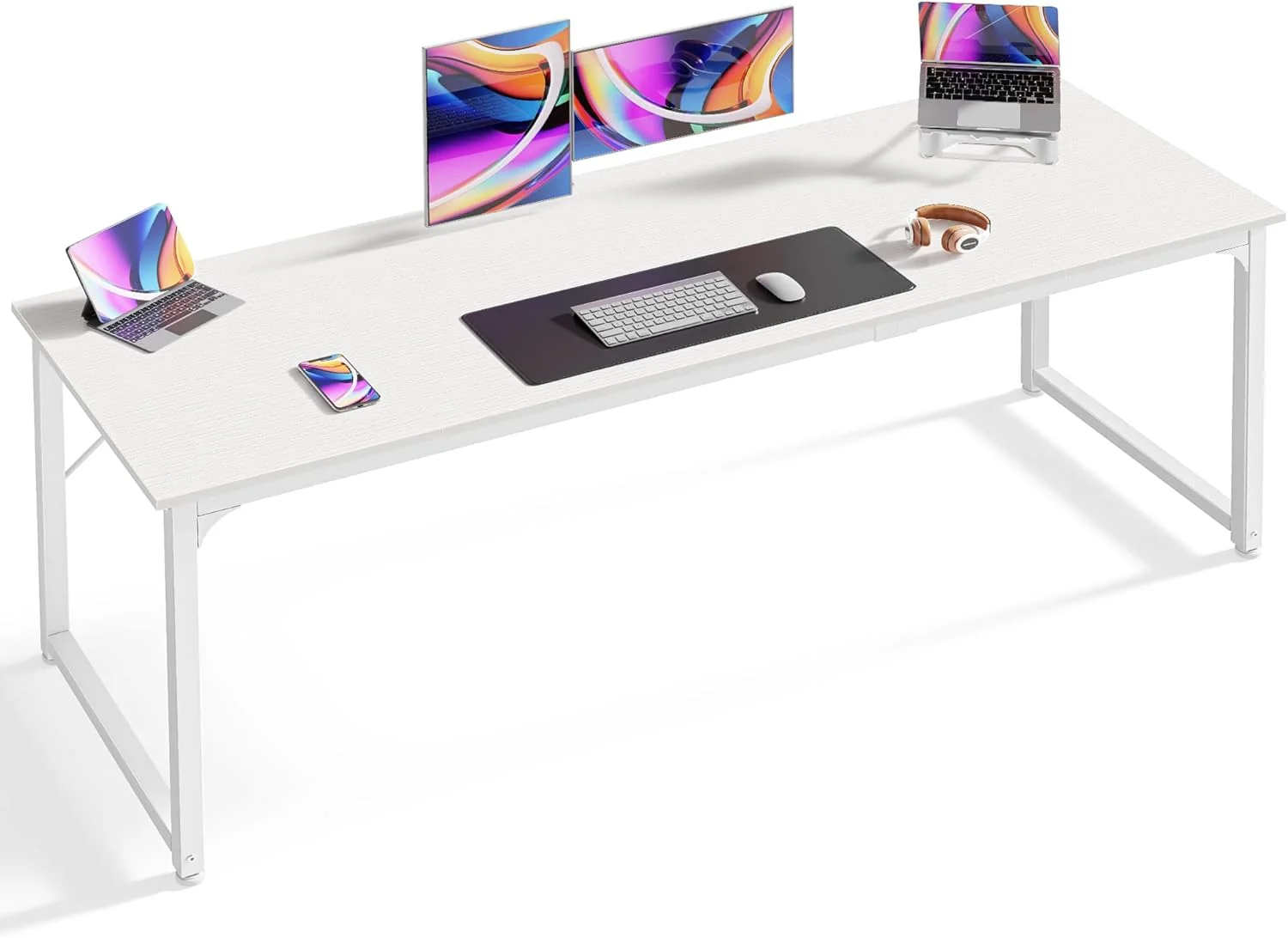 Computer Desk, 55 Inch Home Office Desk - Image 18