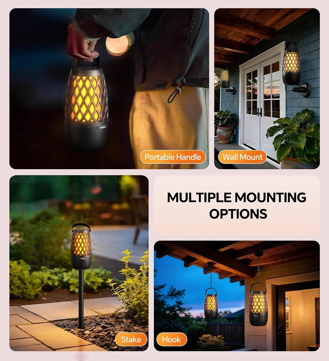 Speakers Gifts for Men Bluetooth Speaker with Lights Multi-Sync up to 100 Speakers Auto-Pairing HD Stereo Sound - Image 9