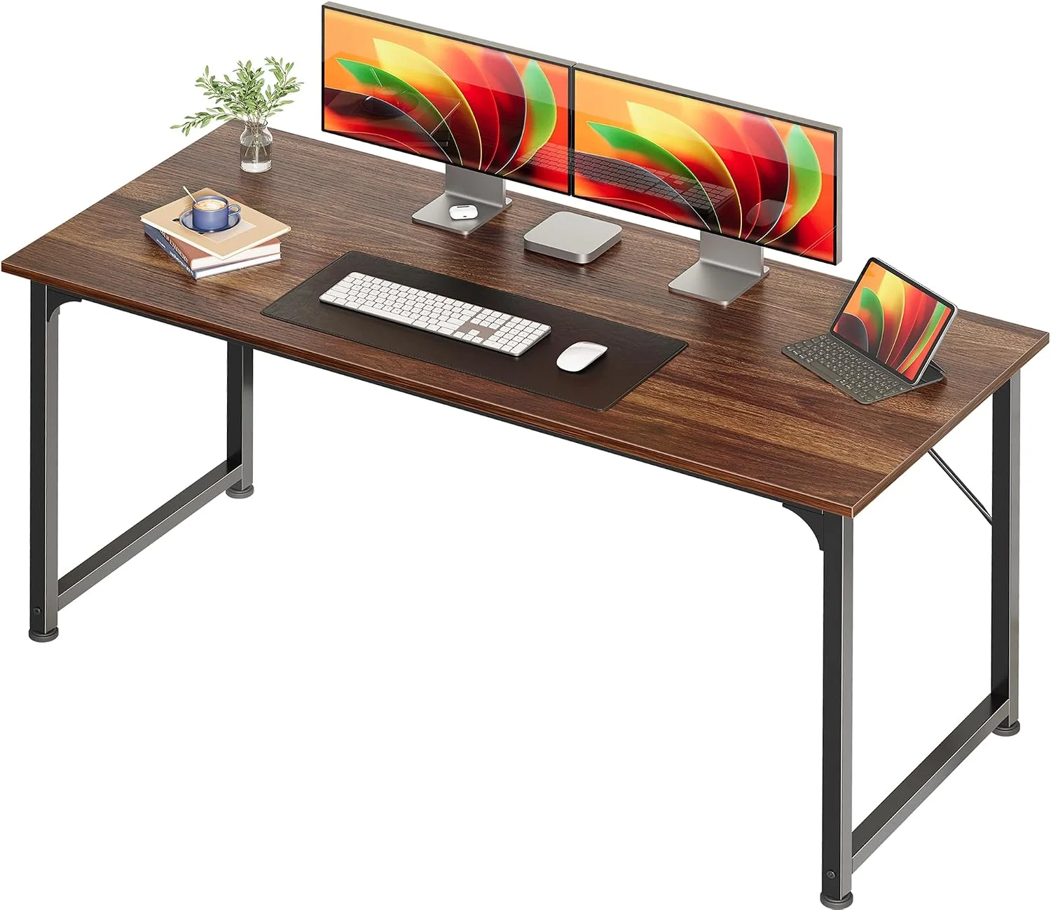 Computer Desk, 55 Inch Home Office Desk - Image 15