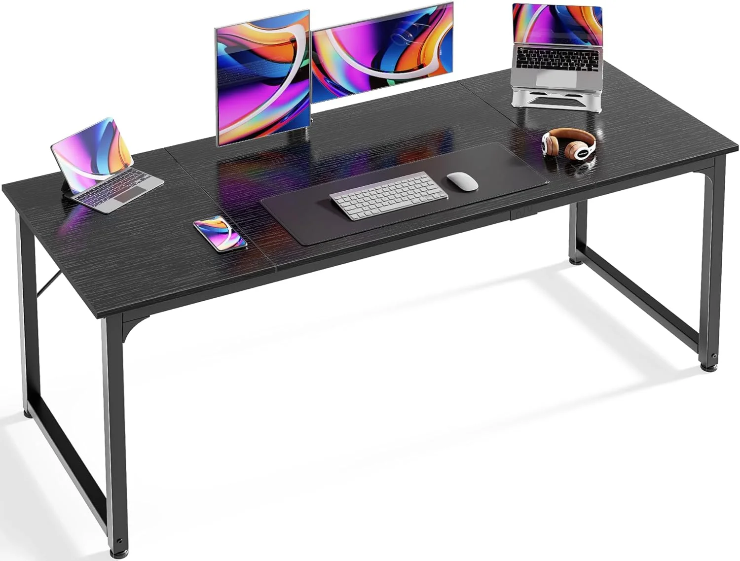 Computer Desk, 55 Inch Home Office Desk - Image 21