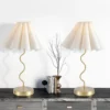 Pleated Table Lamp, Modern Lamp for Bedroom Home Office Decor