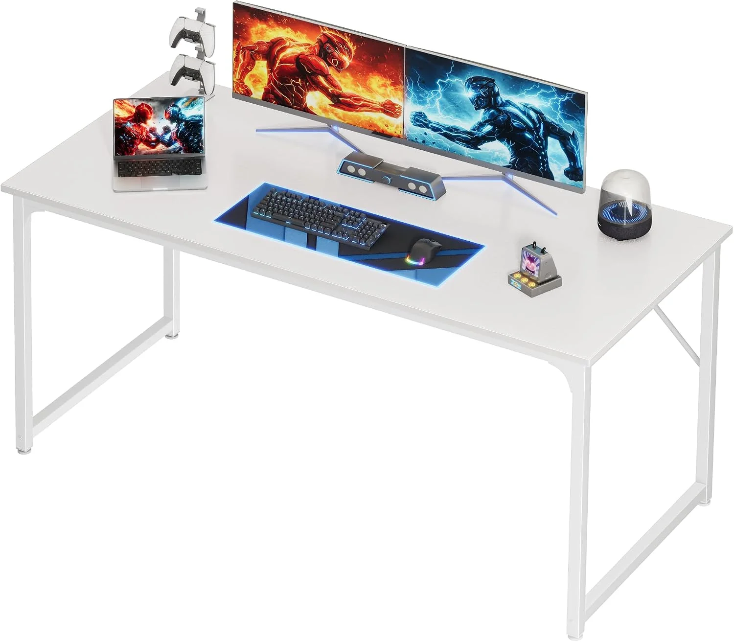 47 X 24 Inch Computer Desk with Deeper Desktop, Gaming Office Writing Work Desk for Home Office - Image 8