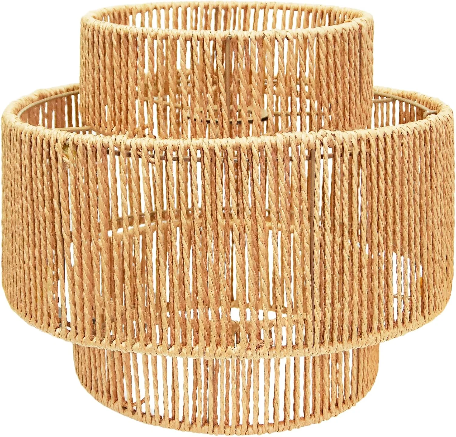 Hanging Light Lamp Shades Boho Rattan Lamp Shades - Image 11