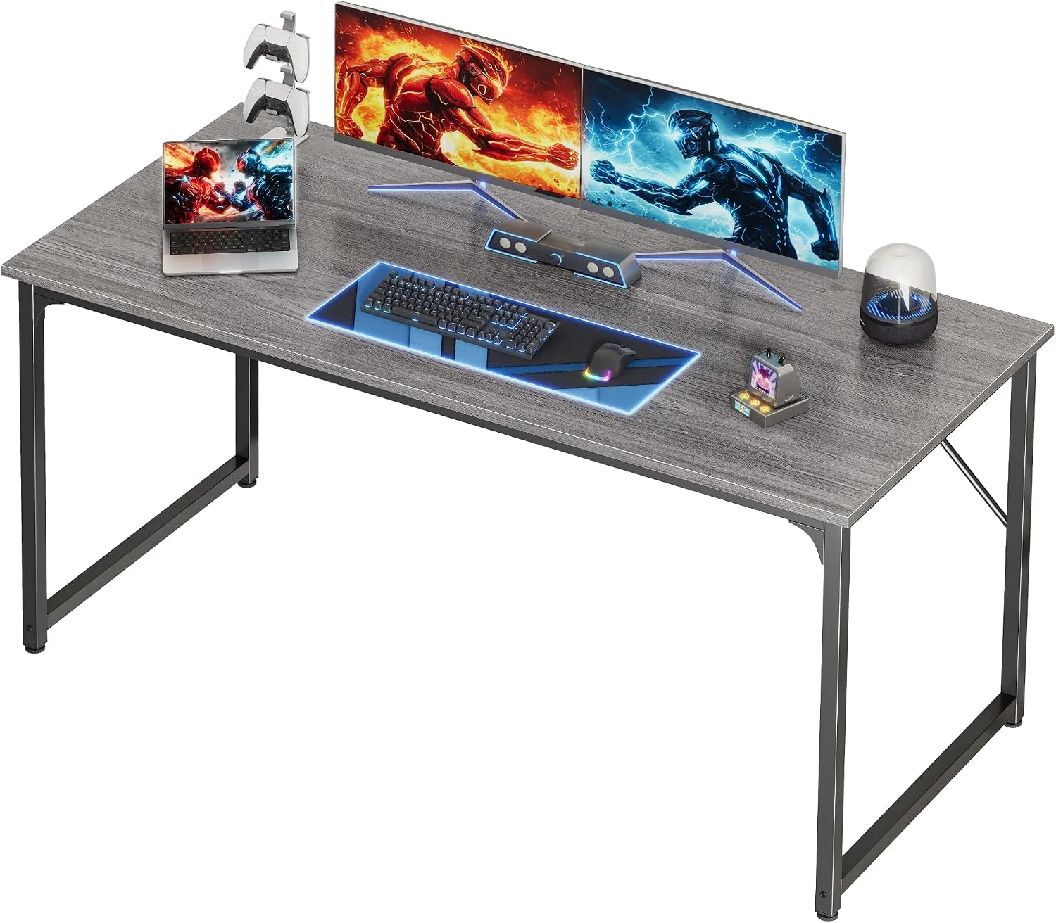 47 X 24 Inch Computer Desk with Deeper Desktop, Gaming Office Writing Work Desk for Home Office - Image 4