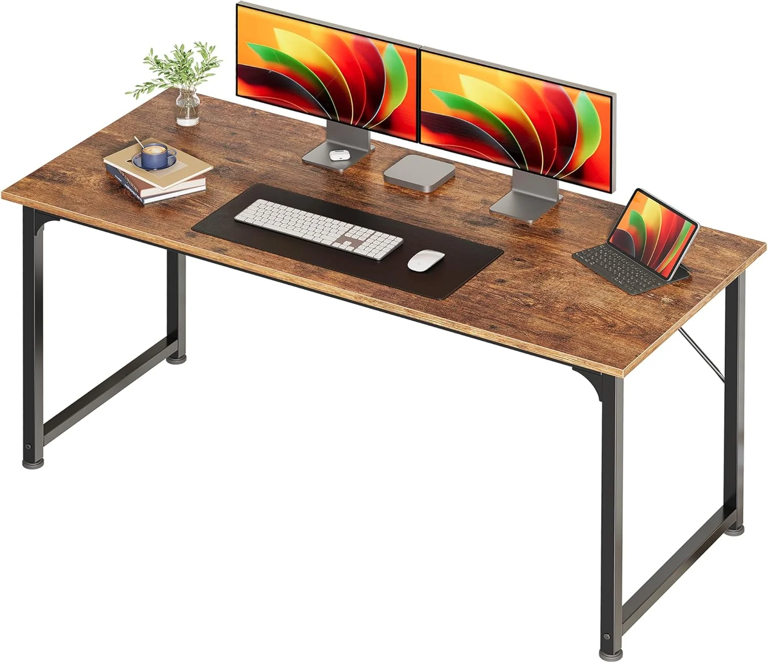 Computer Desk, 55 Inch Home Office Desk - Image 16