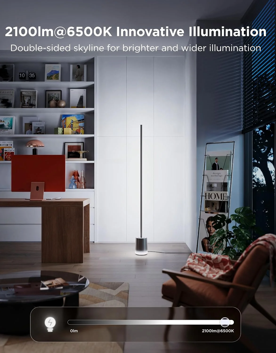 Floor Lamp 3 with Luminblend+ Technology, 2100lm, 1000K-10000K Modern Floor Lamp for Living Room - Image 5