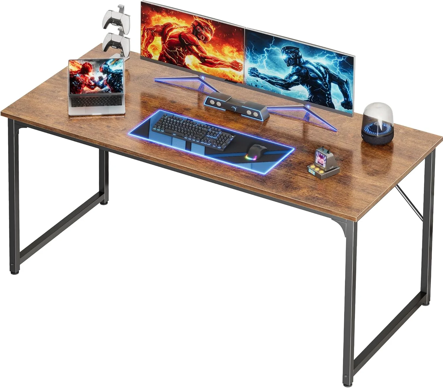 47 X 24 Inch Computer Desk with Deeper Desktop, Gaming Office Writing Work Desk for Home Office - Image 3