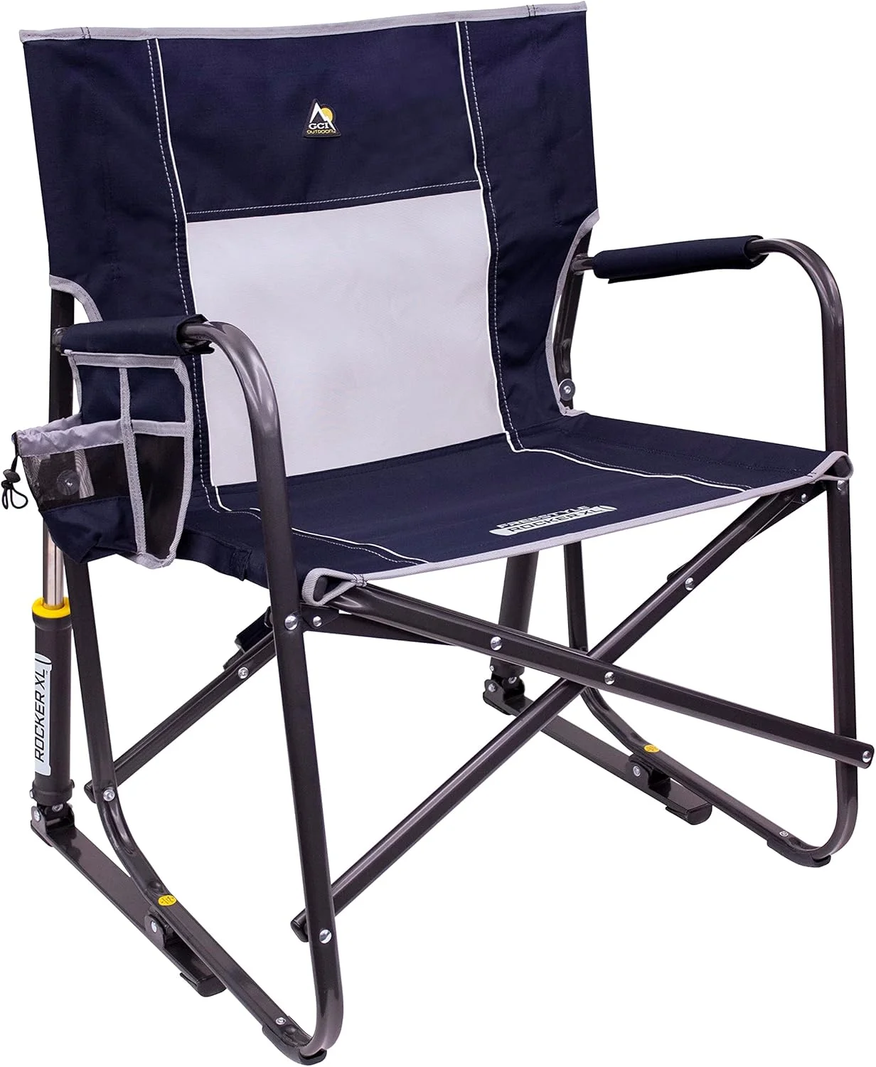 Outdoor Freestyle Rocker Camping Chair - Black - Image 10