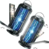 2 Pack Solar Bug Zapper, 3 Solar Charging Panels, 4200V Mosquito Zapper, IP67 Waterproof