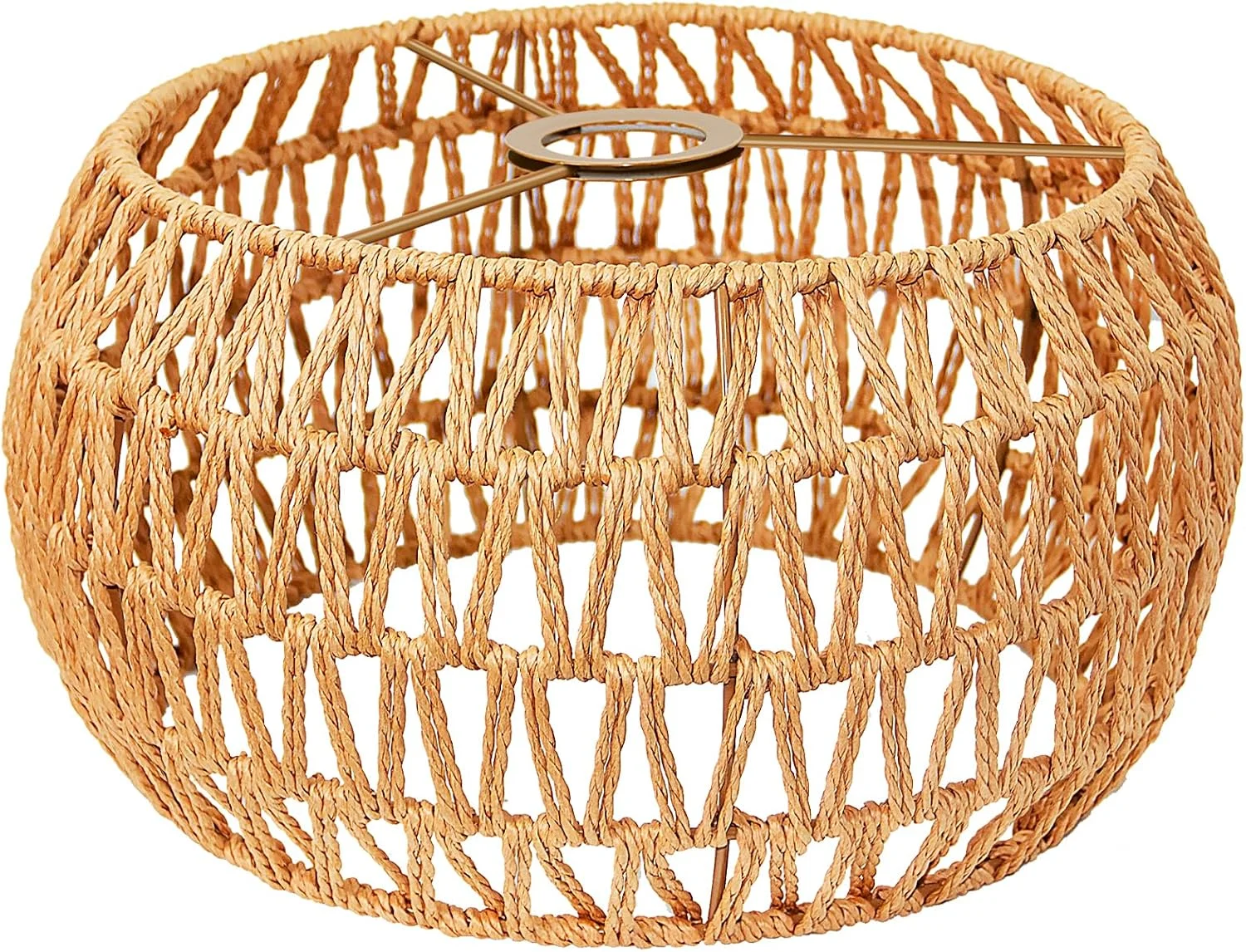 Hanging Light Lamp Shades Boho Rattan Lamp Shades - Image 5