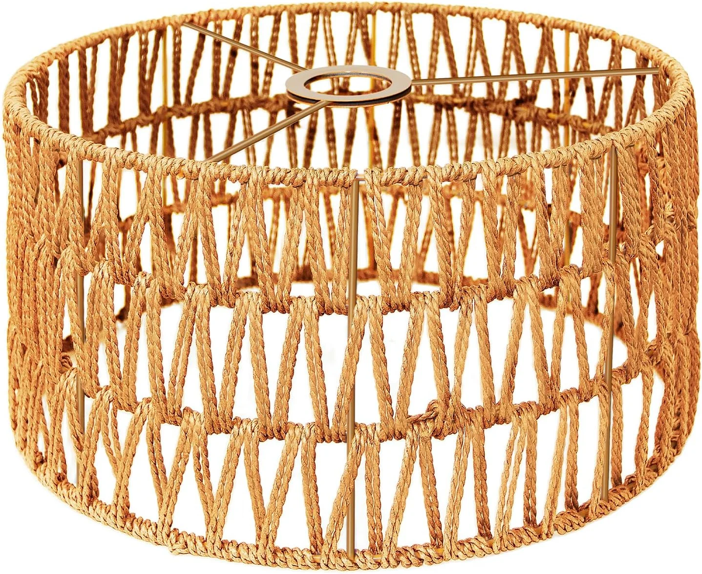 Hanging Light Lamp Shades Boho Rattan Lamp Shades - Image 8