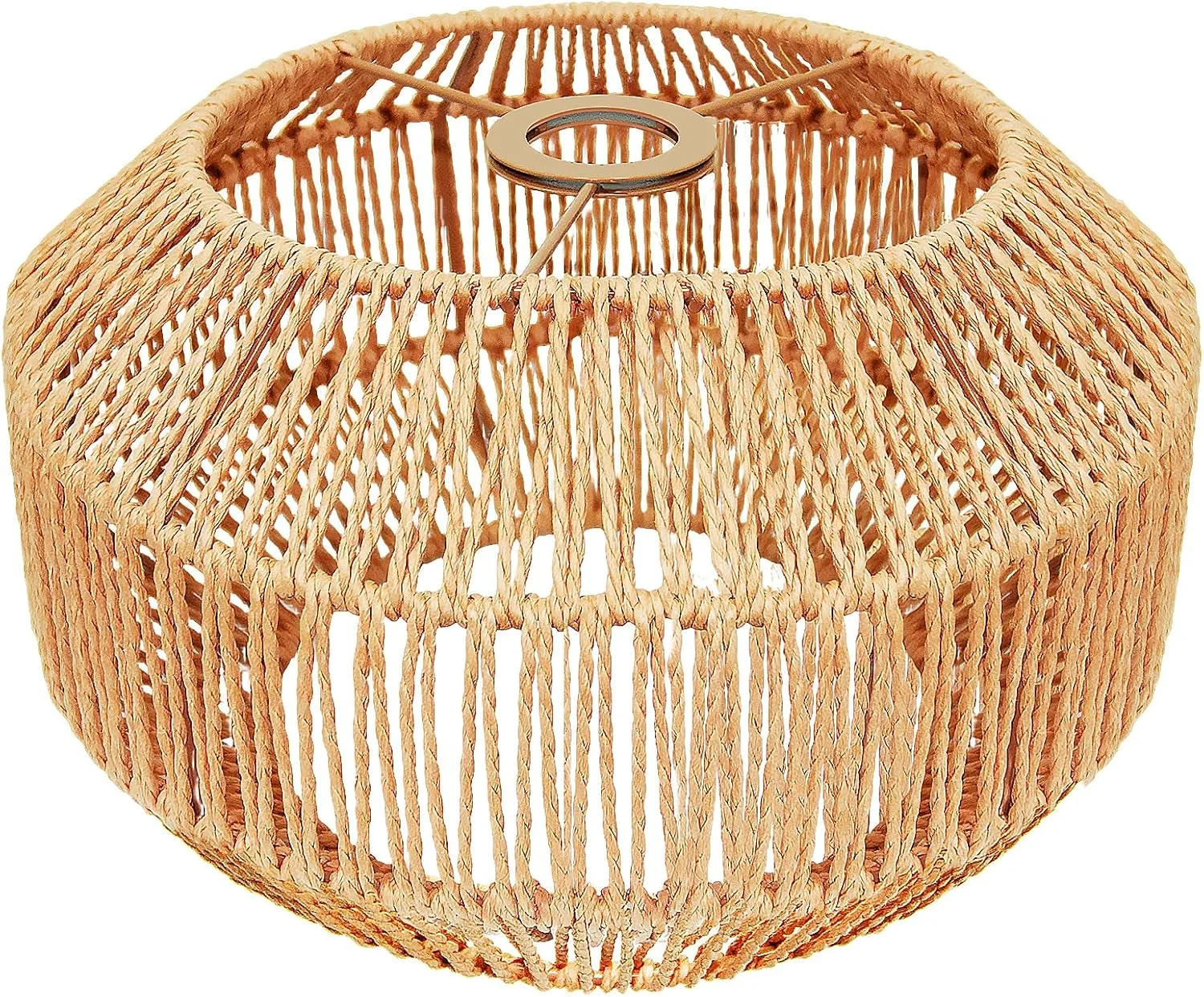 Hanging Light Lamp Shades Boho Rattan Lamp Shades - Image 3