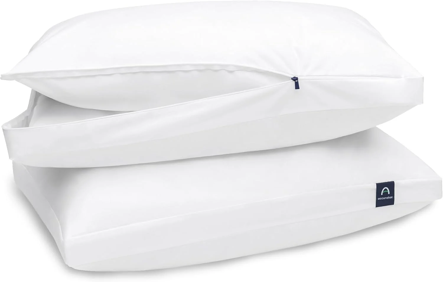 ACCURATEX King Size Pillows 2 Pack, Hybrid Adjustable Memory Foam Pillow