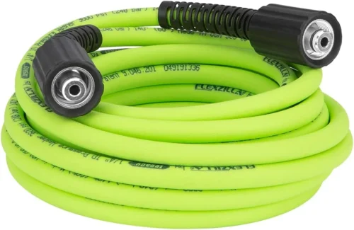 Pressure Washer Replacement Hose, 1/4 in. x 50 ft., 3100 PSI, M22 Fittings, No-Kink, Lightweight, ZillaGreen