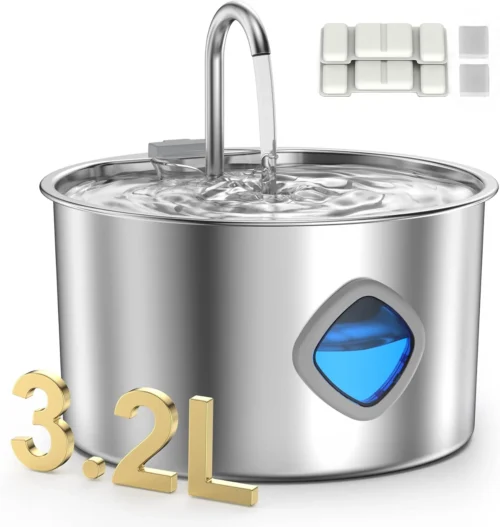 Alternative view of Cat Water Fountain Stainless Steel: Cat Fountain 108 oz / 3.2L