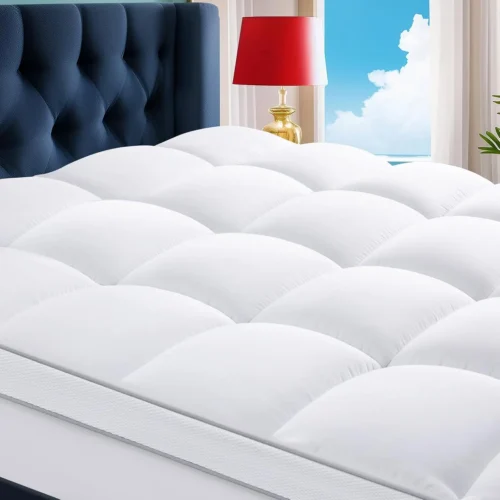 Alternative view of CHOPINMOON Queen Mattress Topper, Cooling Thick Pillow Top Mattress Pad
