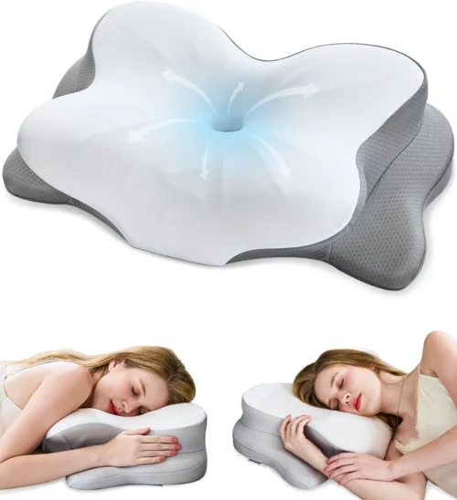 CosBed Cervical Neck Pillow, Memory Foam Pillow for Neck Support and Relief