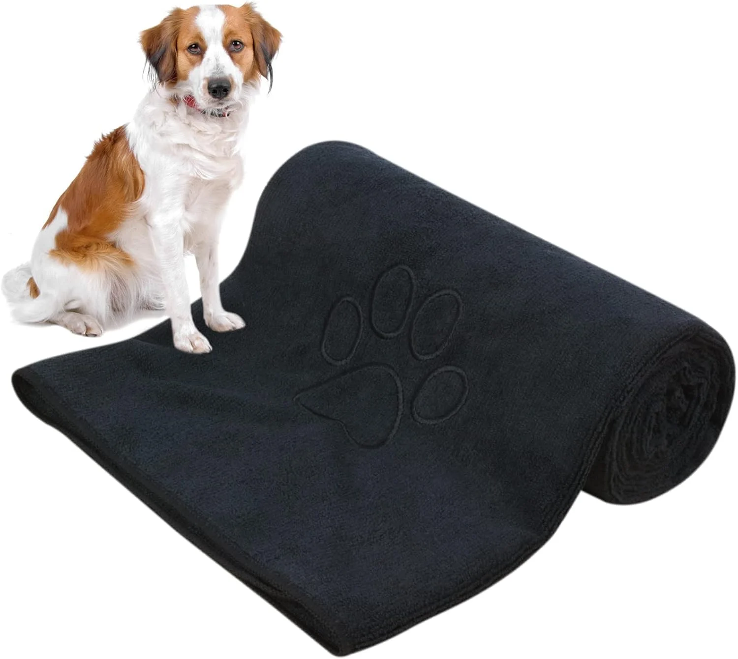 KinHwa Dog Towel Absorbent Microfiber Pet Bath Towel for Dogs and Cats - Image 3